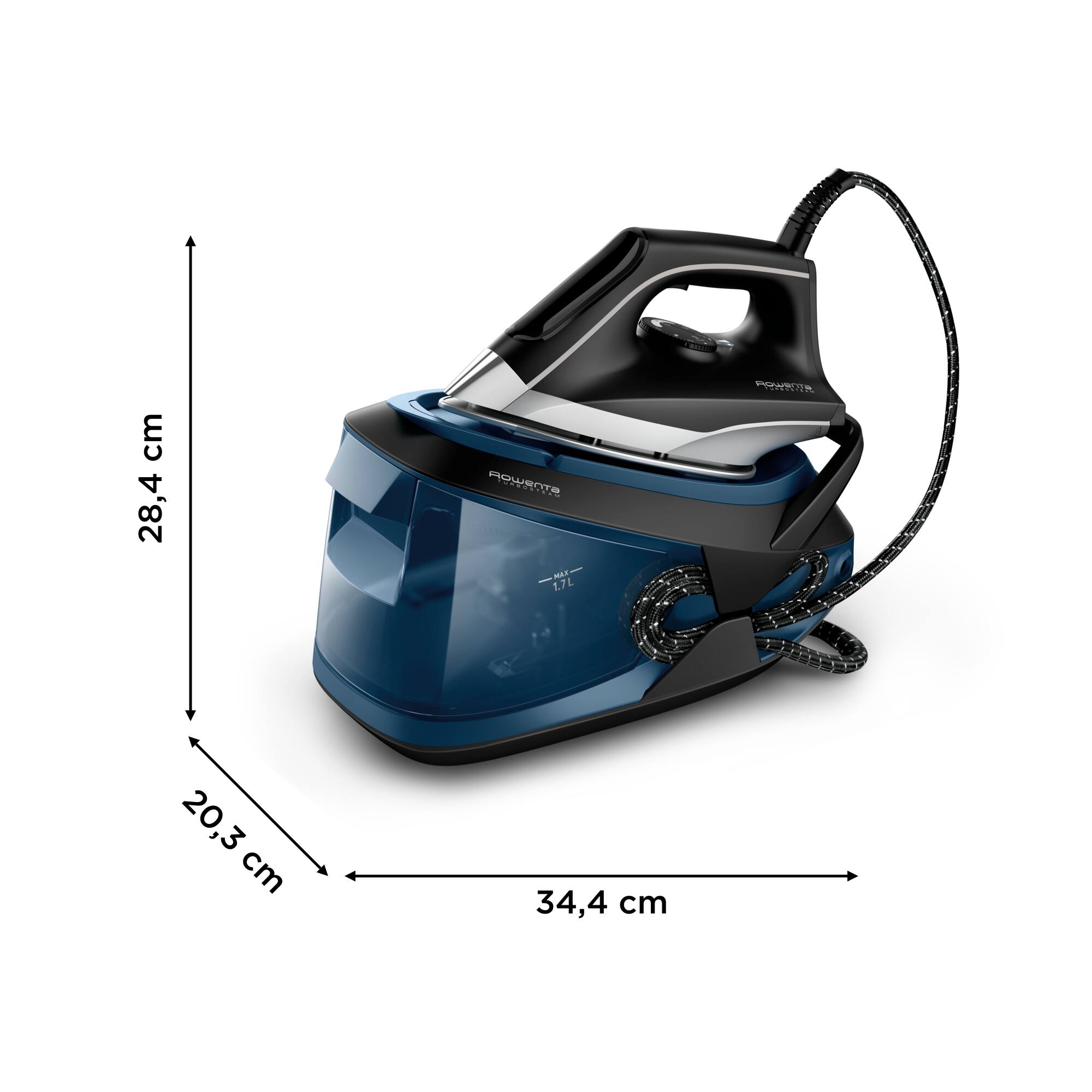 cm 28,4  
Rowenta BRASA MAX 1.7L  
ROWROTA  
20,3 cm  
34,4 cm