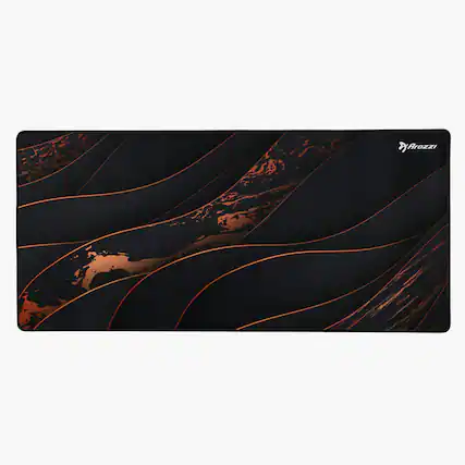 Front. Arozzi - XL Zona Mouse Pad- Black Gold - Black Gold.