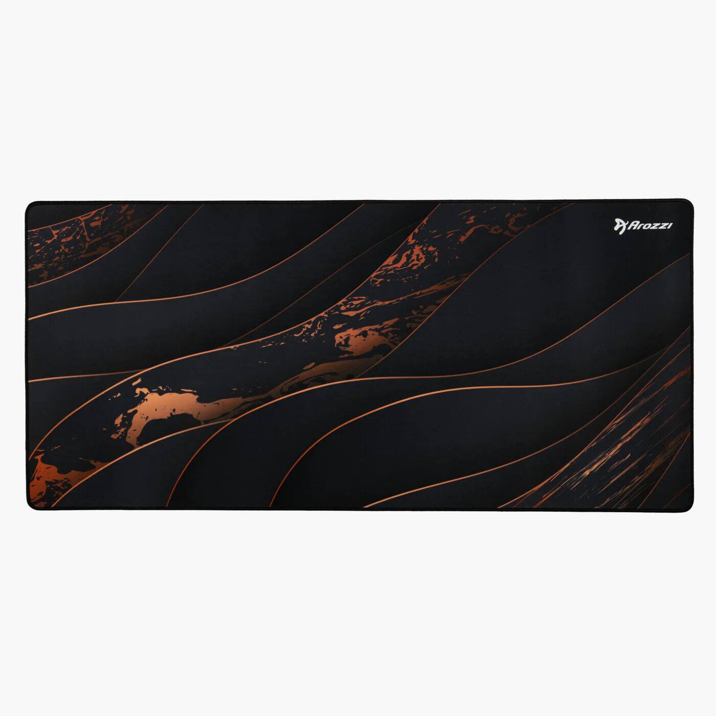 Front. Arozzi - XL Zona Mouse Pad- Black Gold - Black Gold.