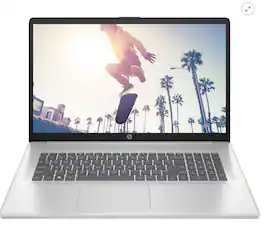 HP - Essential Laptop Computer 17.3" HD+ Intel Core i5 8 GB memory; 256 GB SSD - Silver