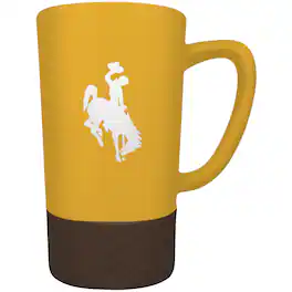 Great American Products - Wyoming Cowboys Team Logo 16oz. Laser Etched Jump Mug - Multicolor
