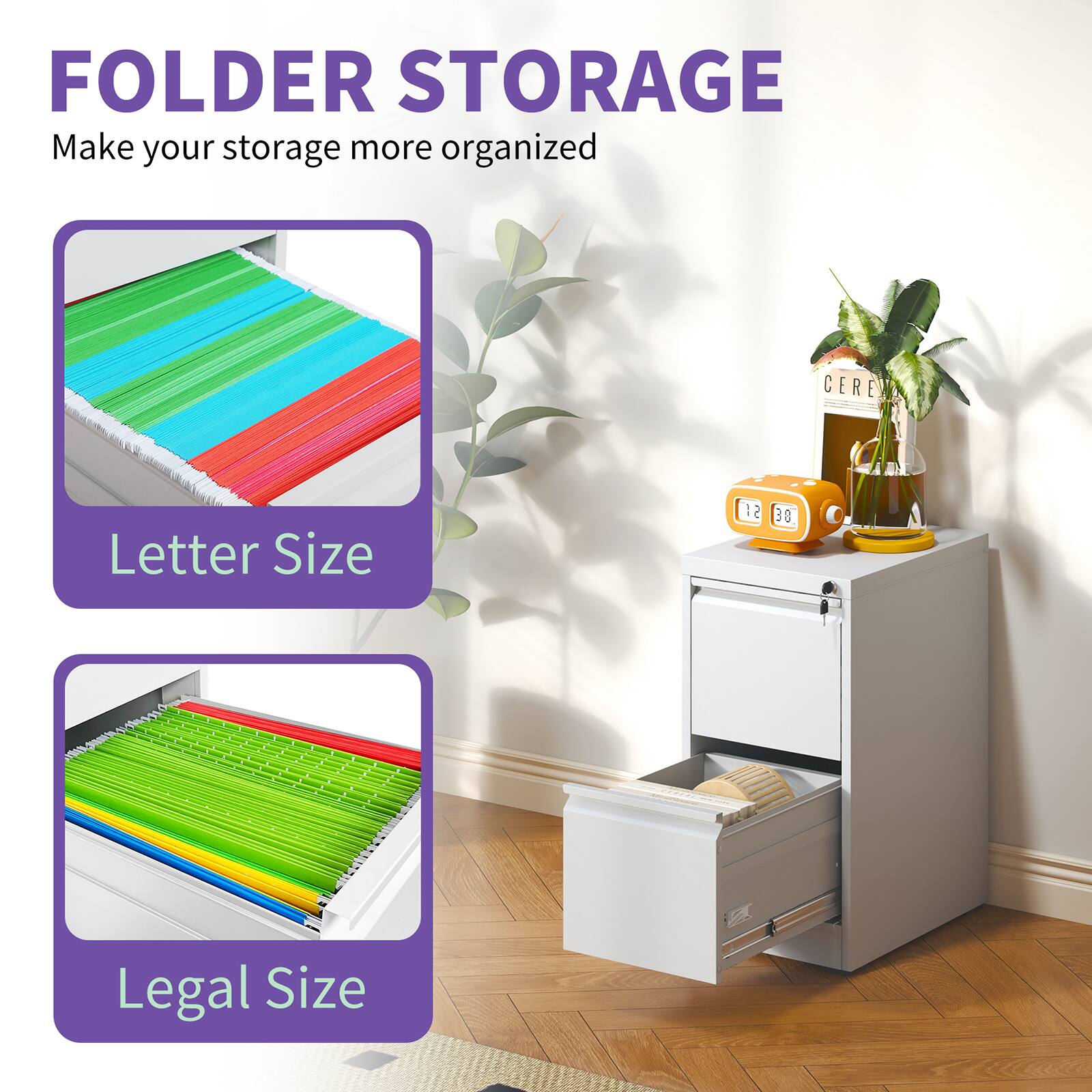 FOLDER STORAGE  
Make your storage more organized  

Letter Size  

Legal Size