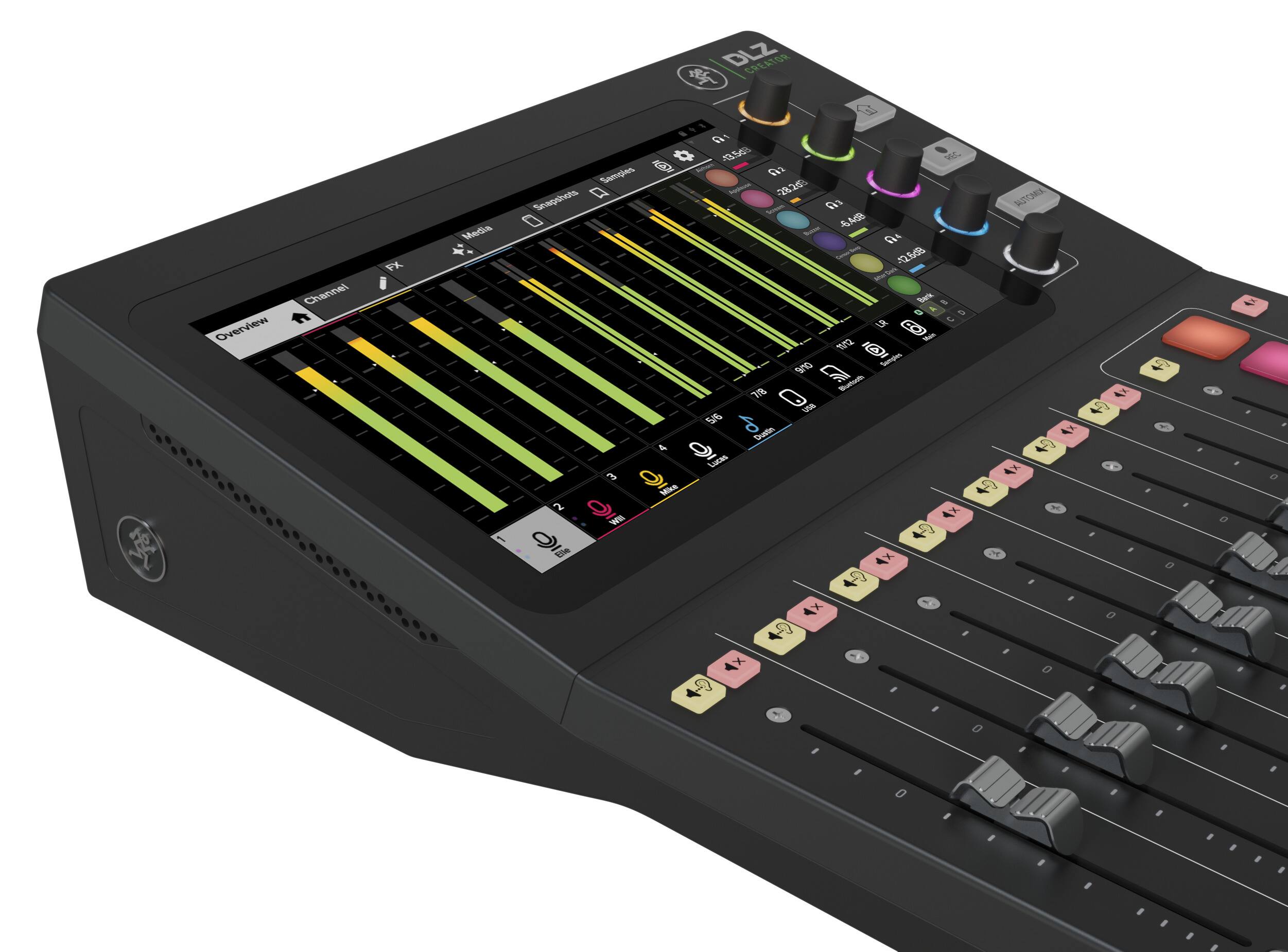 Alt View 15. Mackie - DLZ Creator Digital Mixer - Black.