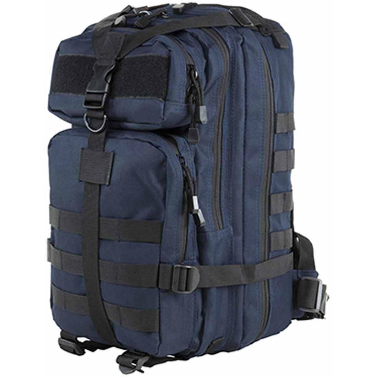 Alt View 1. NcSTAR - NcSTAR Vism Small Backpack, Blue with Black Trim - Blue/Black.