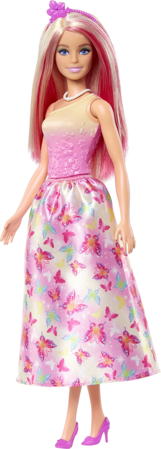 Mattel Barbie Royal Doll with Pink and Blonde Hair, Butterfly