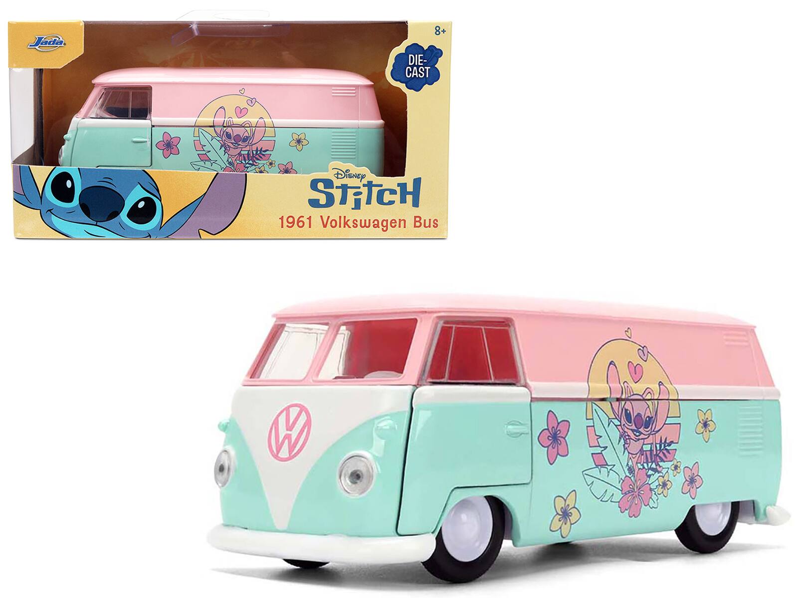 Jada  
8+  
DIE-CAST  
Disney  
Stitch  
1961 Volkswagen Bus