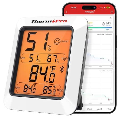 ThermoPro - TP350 260FT Smart Bluetooth Digital Hygrometer