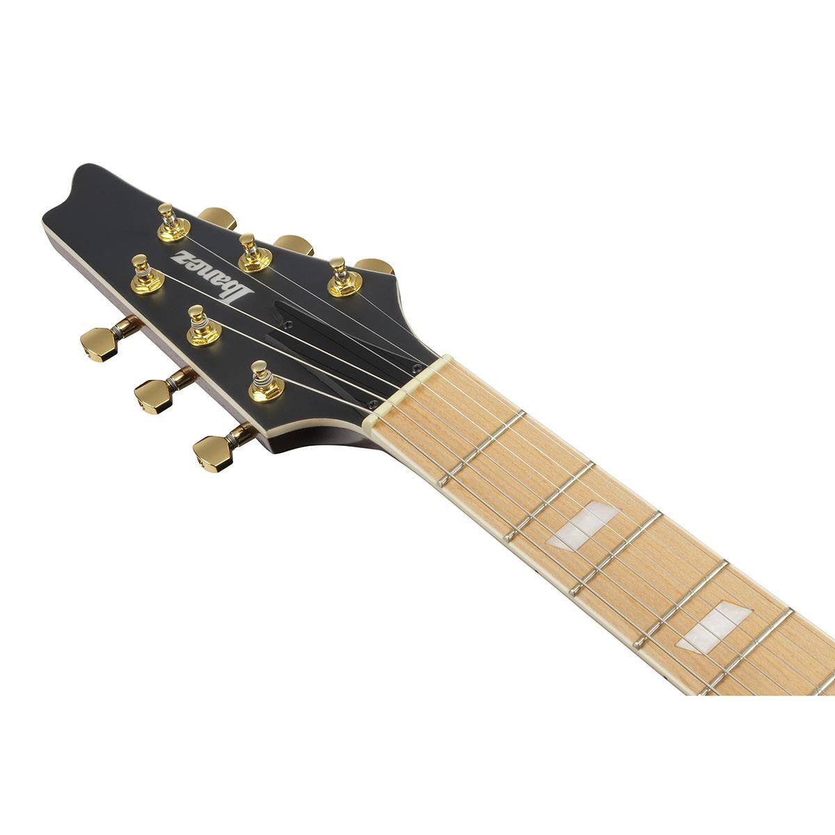 Alt View 7. Ibanez - Ibanez Iceman Standard Series IC420MFM Electric Guitar, Caramel Burst Low Gloss.