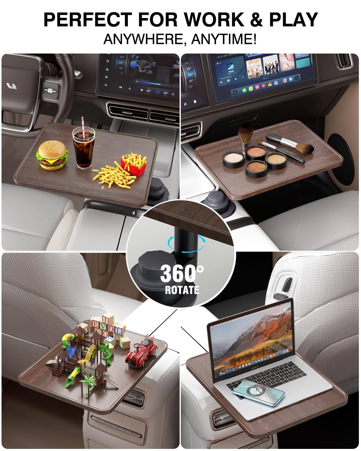 PERFECT FOR WORK & PLAY ANYWHERE, ANYTIME!

360° ROTATE