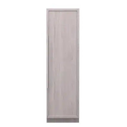 Front. Thermador - Freedom Collection 24 in Wide 13.8 Cu. Ft. Smart Built-in Column Refrigerator - Custom Panel Ready.