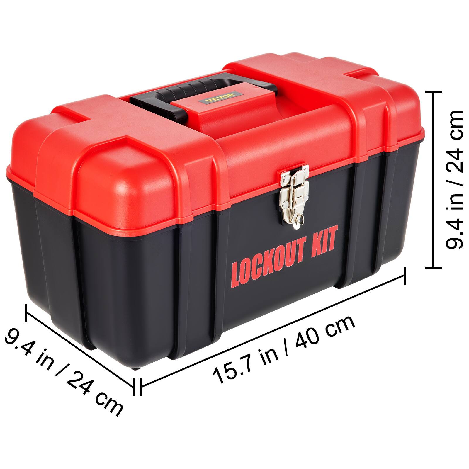 9.4 in / 24 cm  
15.7 in / 40 cm  
LOCKOUT KIT