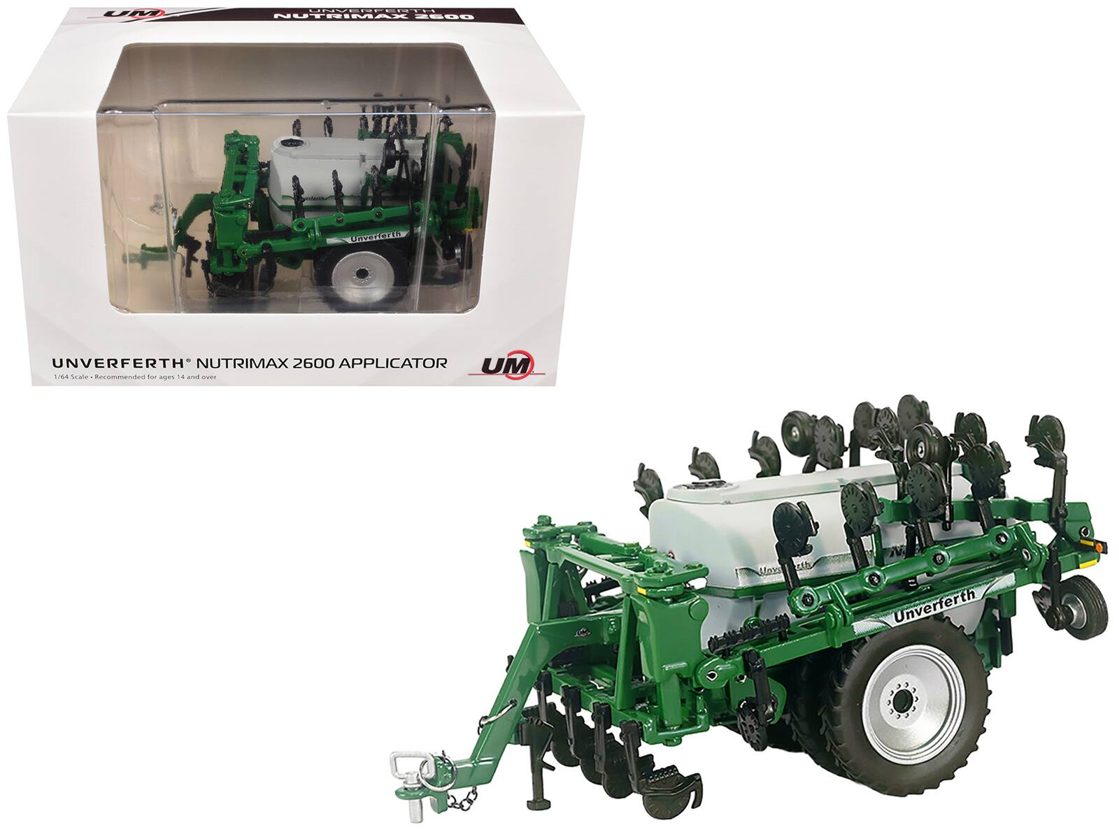 UM  
UNVERFERTH NUTRIMAX 2600 APPLICATOR UM 1/54 Scale Recommended for ages 14 and over  
Unverferth