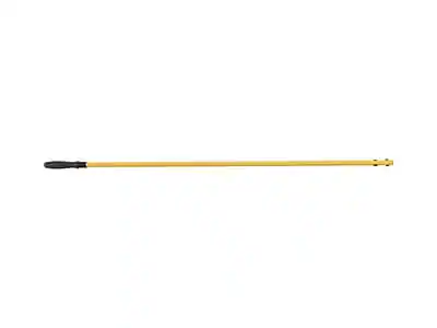 Front. RubberMaid - Rubbermaid Hygen 58" Aluminum Wet Mop Handle, Yellow (FGQ75000YL00) - Yellow.
