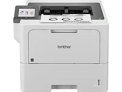 Front. Brother - HL-L6310DW Laser Printer, Single-Function, Print - White/Black.