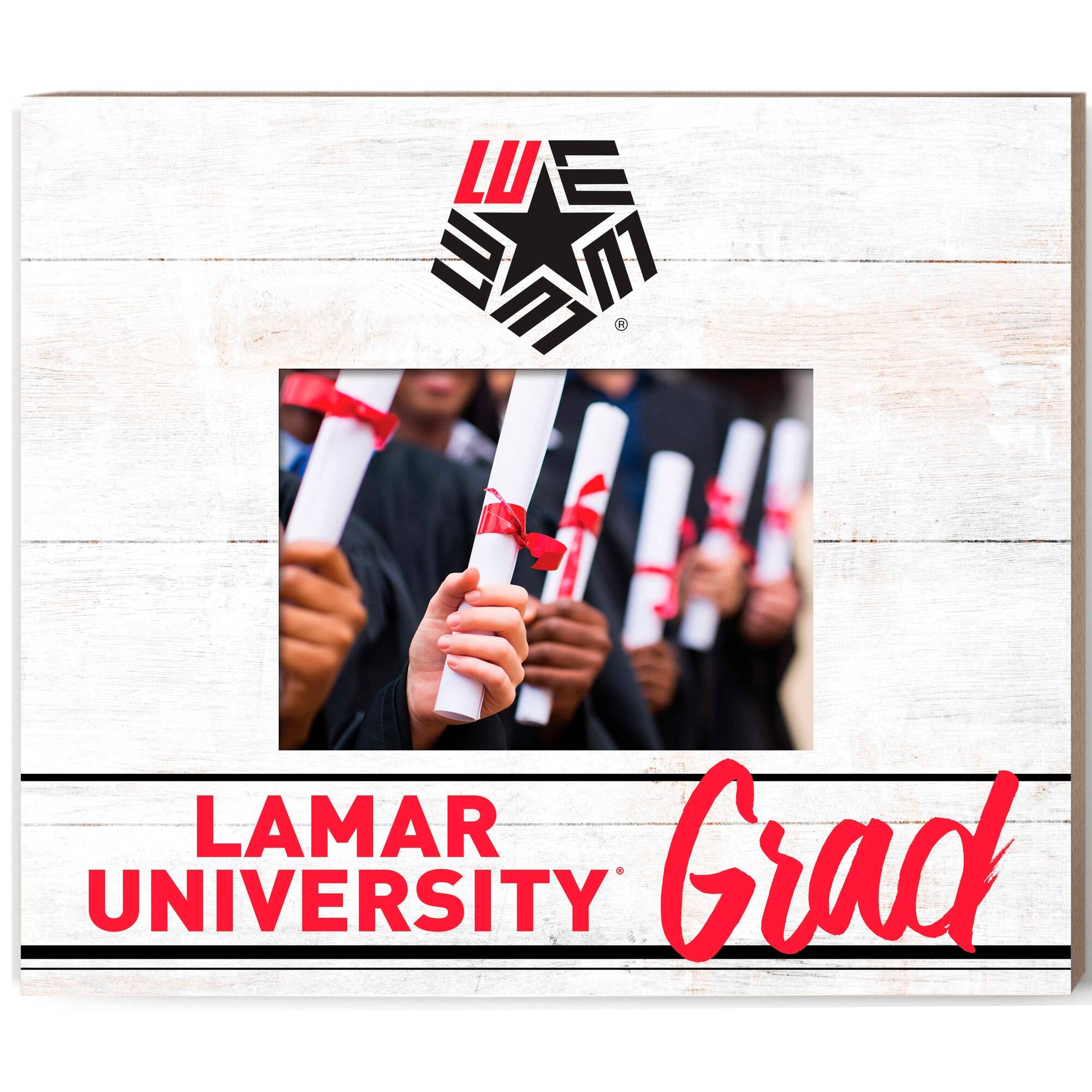 Lamar Cardinals 13.5" x 11.5" Grad Frame