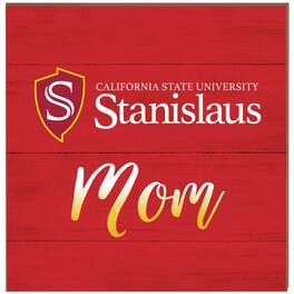 Jardine - Cal State Stanislaus Warriors 10'' x 10'' Team Mom Plaque - Red