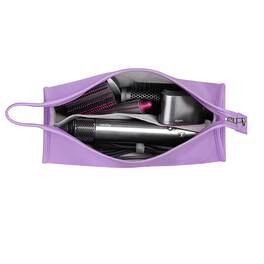 BUBM - Dyson Airwrap & Shark Flexstyle Travel Case - Styler Organizer Bag with Attachment Storage - Purple