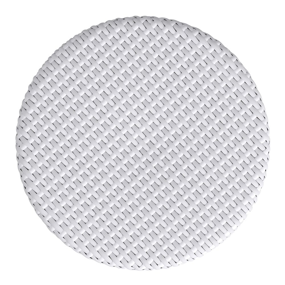 Butler Specialty - Tobias 24 in. Seat Height Outdoor Rattan and Metal Backless Counter Stool - White price history on PriceWatchPro