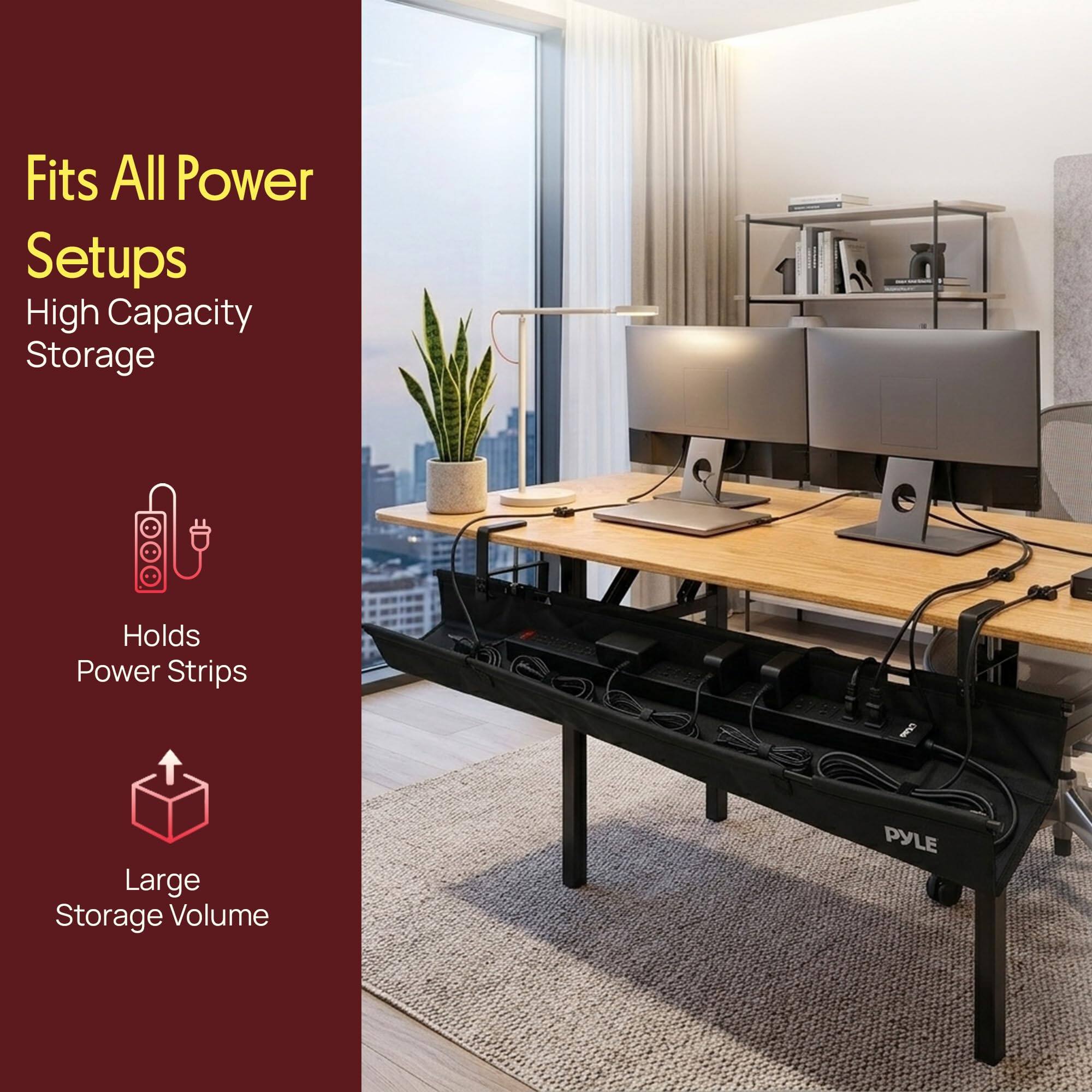 Fits All Power Setups  
High Capacity Storage  
Holds Power Strips  
Large Storage Volume