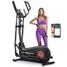 MERACH - Elliptical Machine, 19" Stride, Low-Impact Cardio, 400 lbs, Smooth & Joint-Friendly Exercise Equipment - Black