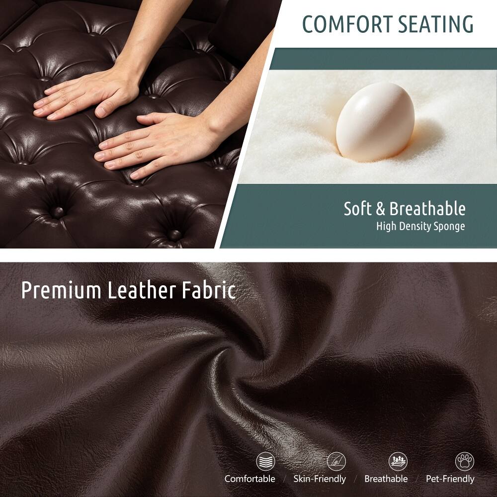 COMFORT SEATING  
Soft & Breathable  
High Density Sponge  
Premium Leather Fabric  

Comfortable  
Skin-Friendly  
Breathable  
Pet-Friendly