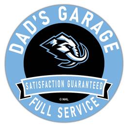Fan Creations - Utah Mammoth 16" x 16" Dad's Garage Wood Sign - Multicolor