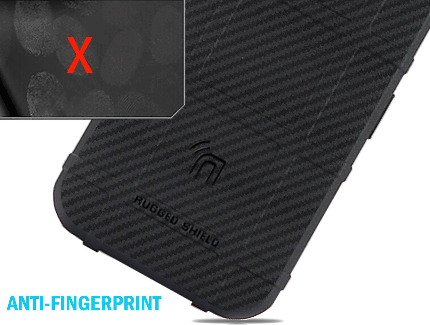 X RUGGED SHIELD ANTI-FINGERPRINT