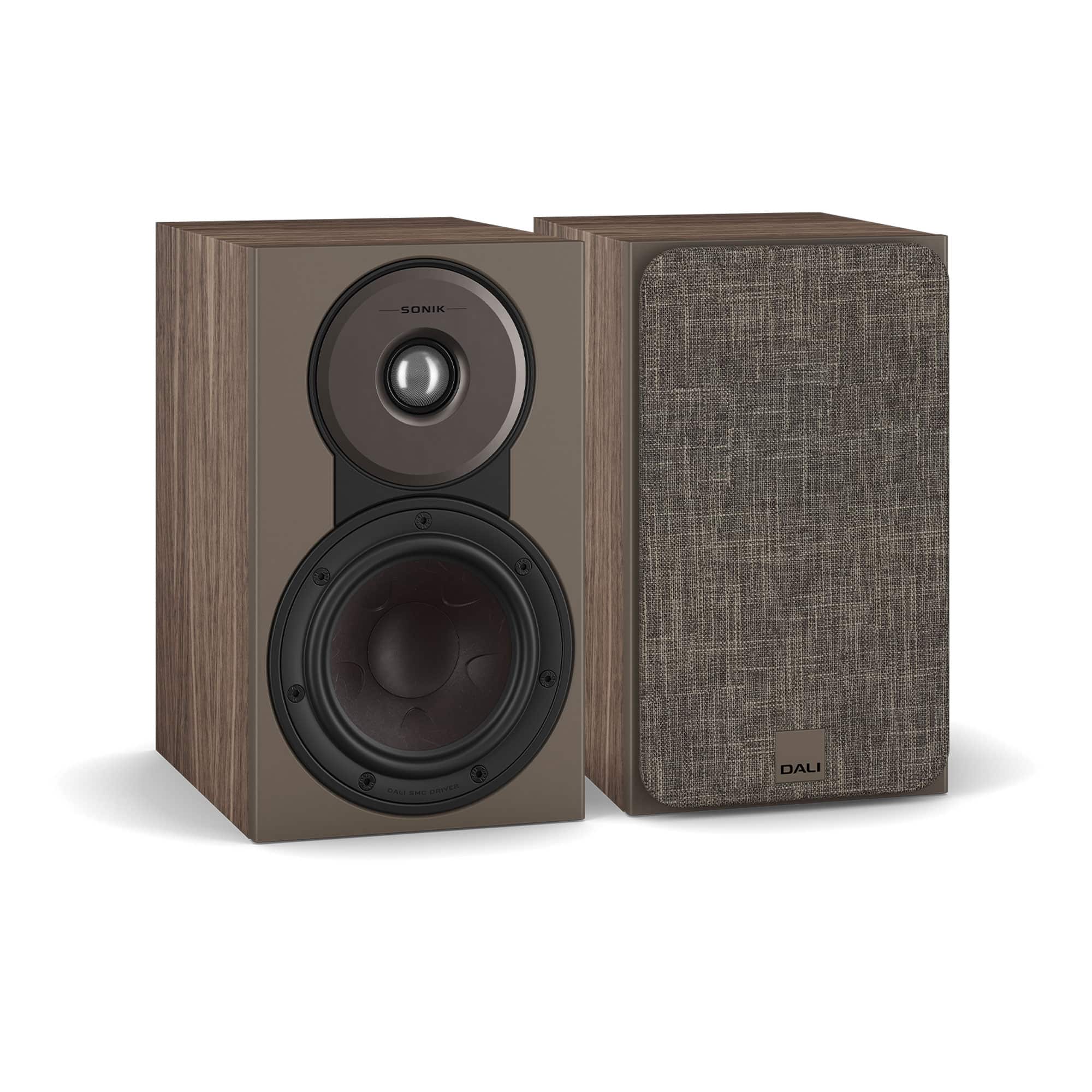 DALI - Sonik 1 Bookshelf Speakers - Walnut