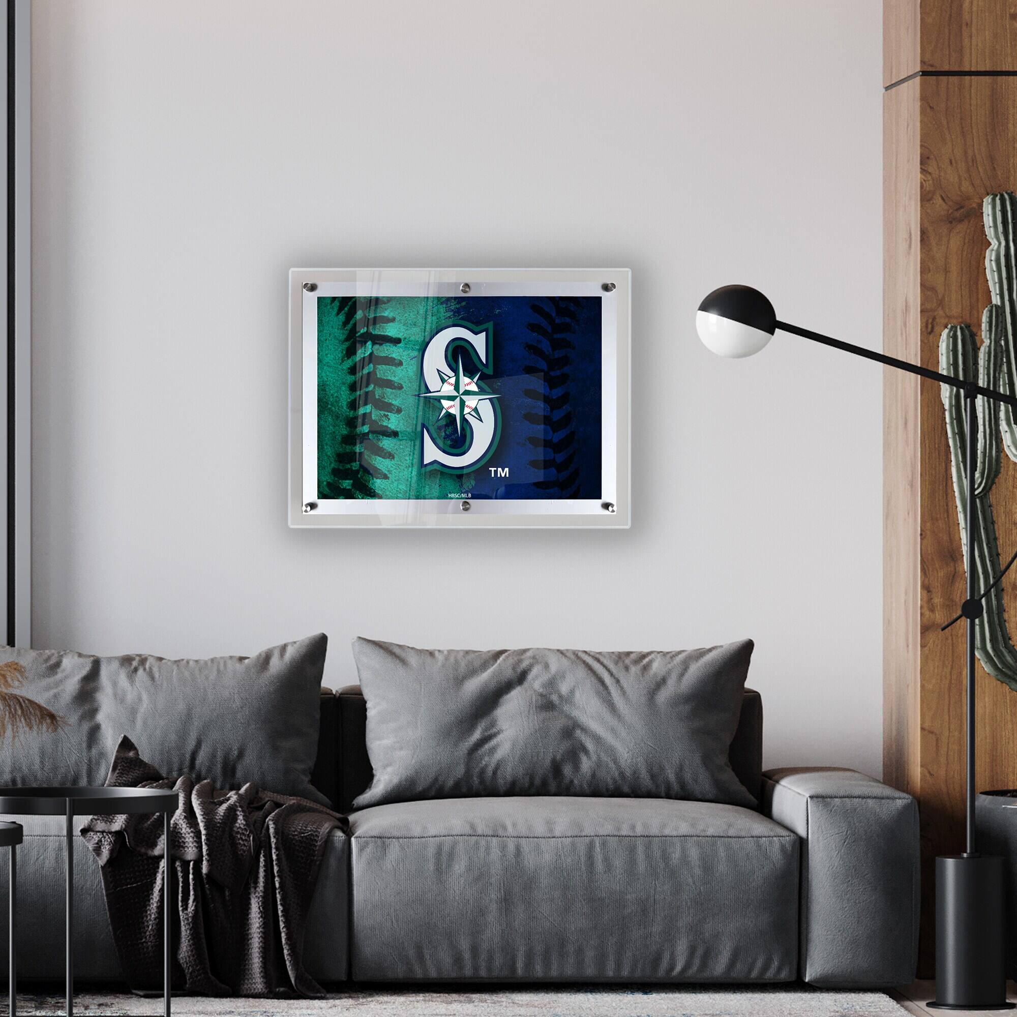 Alt View 1. Holland Bar Stool Co. - Seattle Mariners 19" x 14.5" Backlit LED Sign - Multicolor.