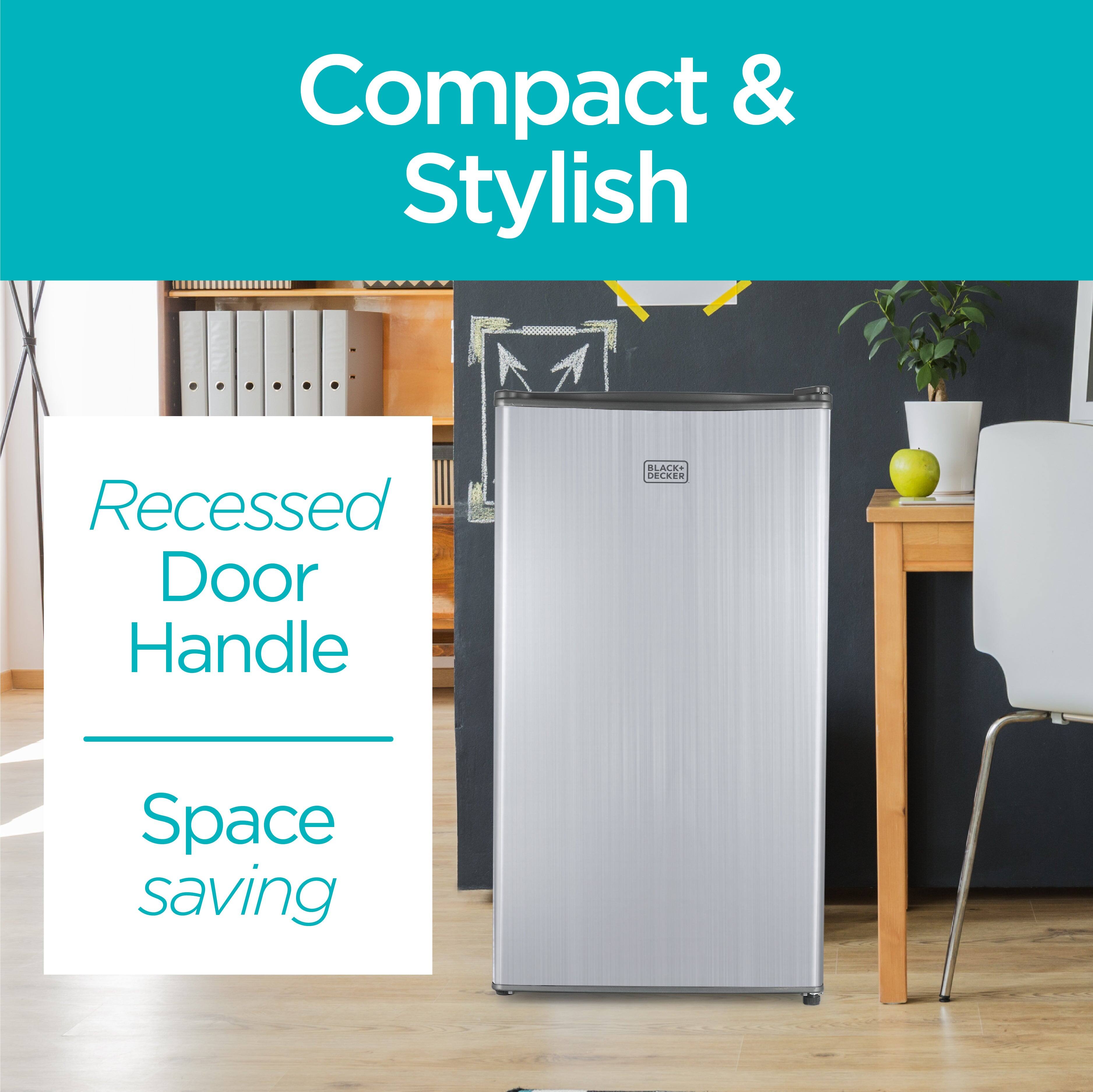 Compact & Stylish Recessed Door Handle Space saving BLACK-DECAER