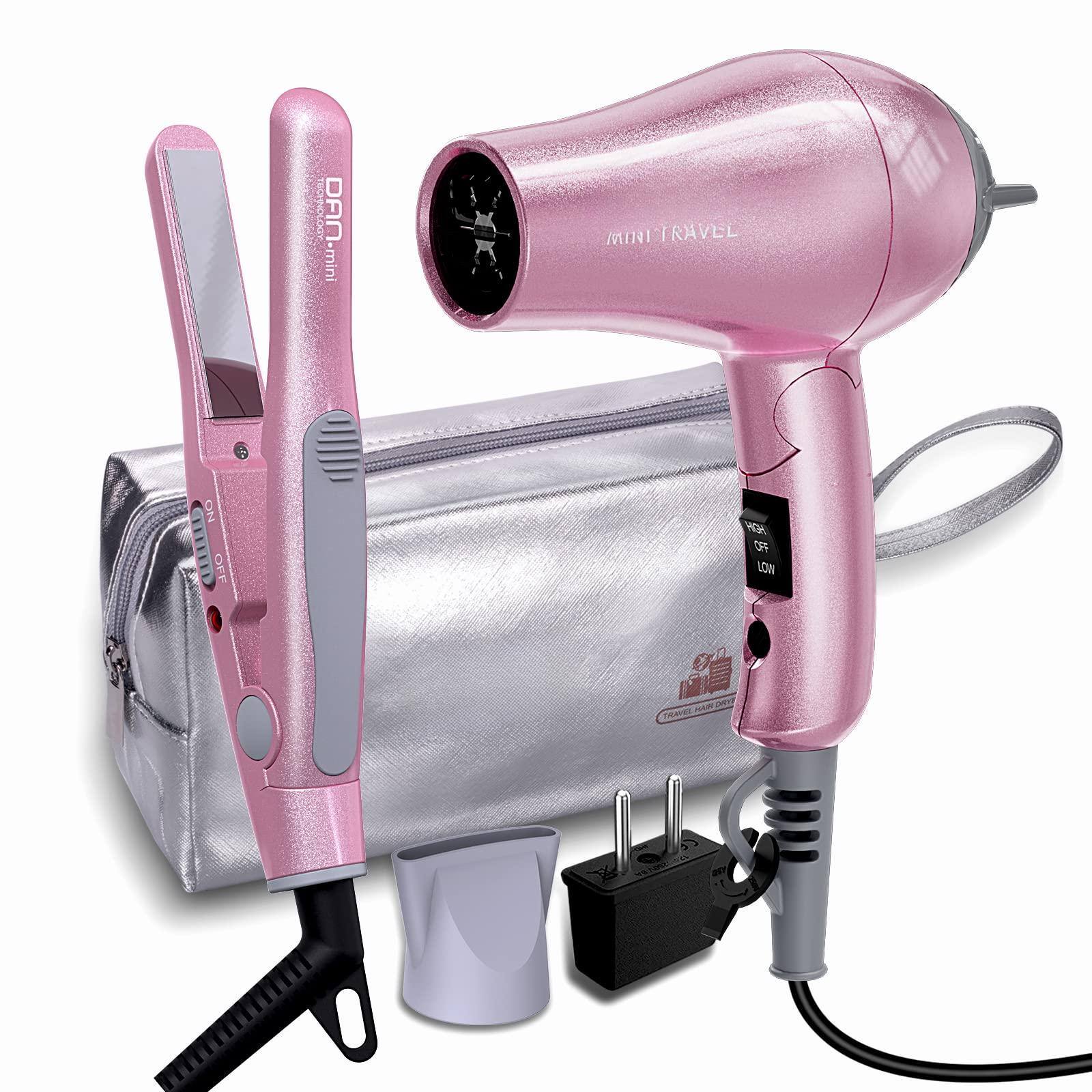 The Best Inks - Professional Titanium Lightweight Travel Hair Dryer Professional Grade with Advanced Technology - Pink