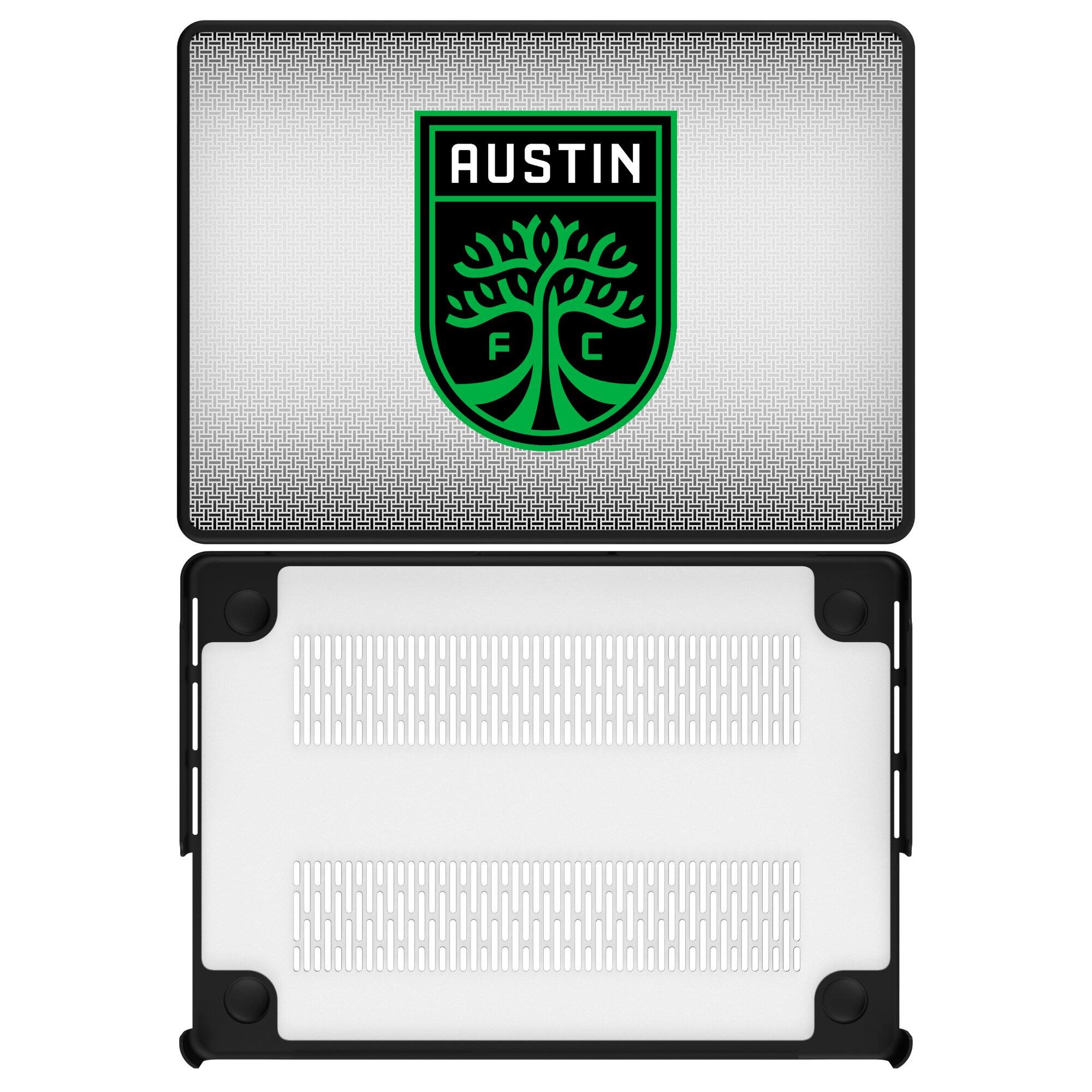 Front. Keyscaper - Austin FC Linen MacBook Case - Air 15 in - Multicolor.