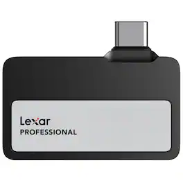 Lexar - Professional Go Portable USB 3.2 SSD 2TB - Black
