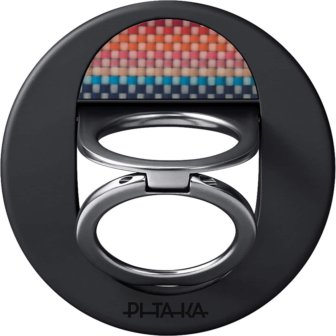 Pitaka - MagSafe Phone Grip, 360 Degree Rotation Magnetic Phone Ring, Black - California Dream