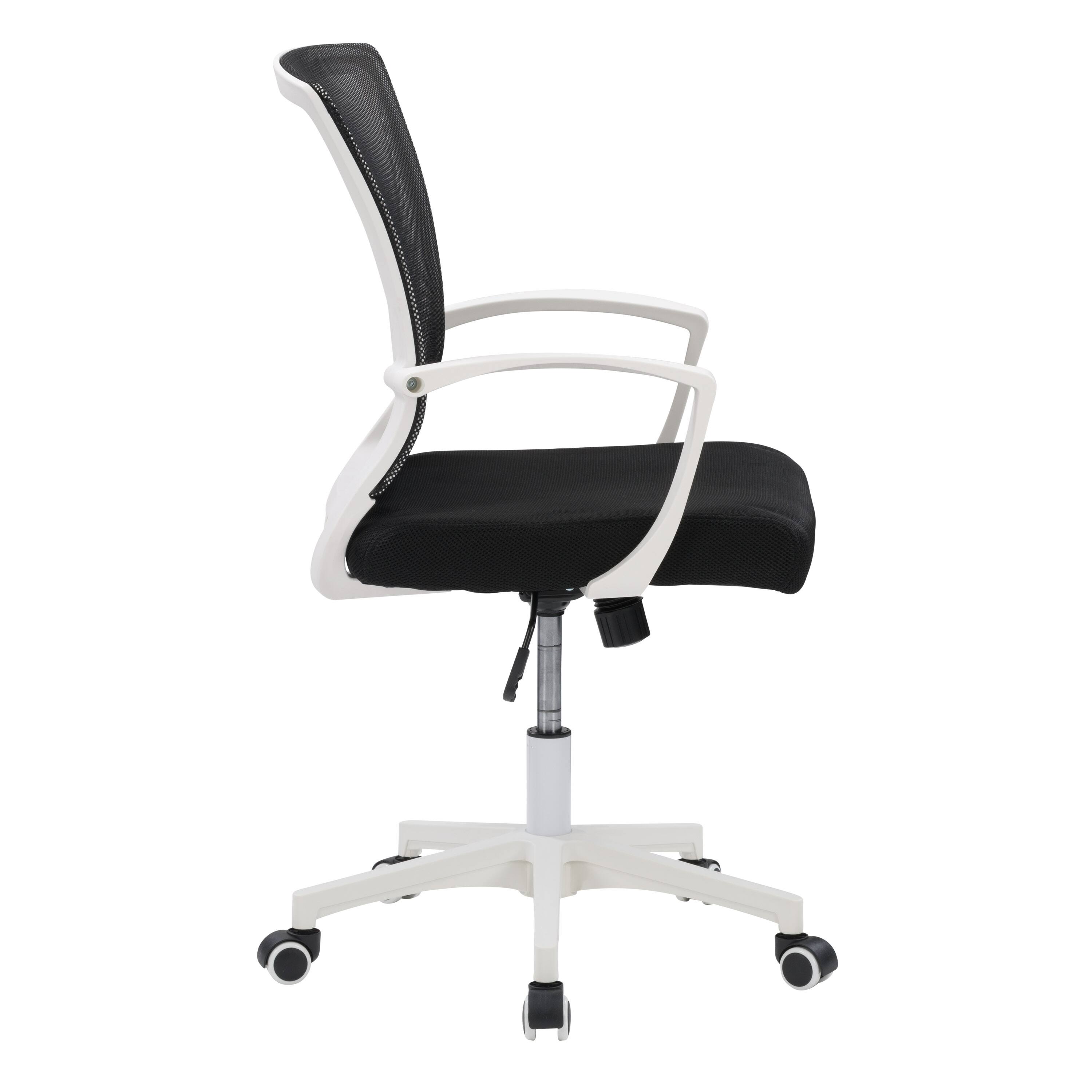 Alt View 11. CorLiving - Workspace Mesh Back Office Chair - Black and White.