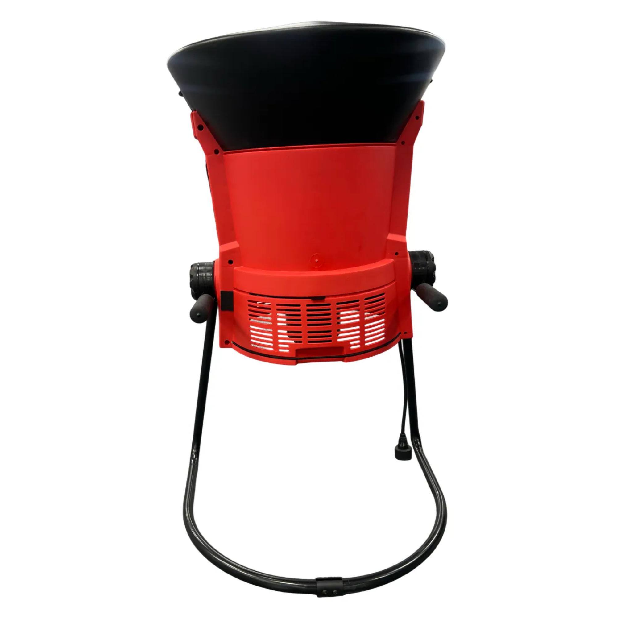 Alt View 9. Flowtron - Electric Leaf Mulcher Shredder, Portable Garden Grinder, Chipper, Adjustable Mulch Ratio - Red.