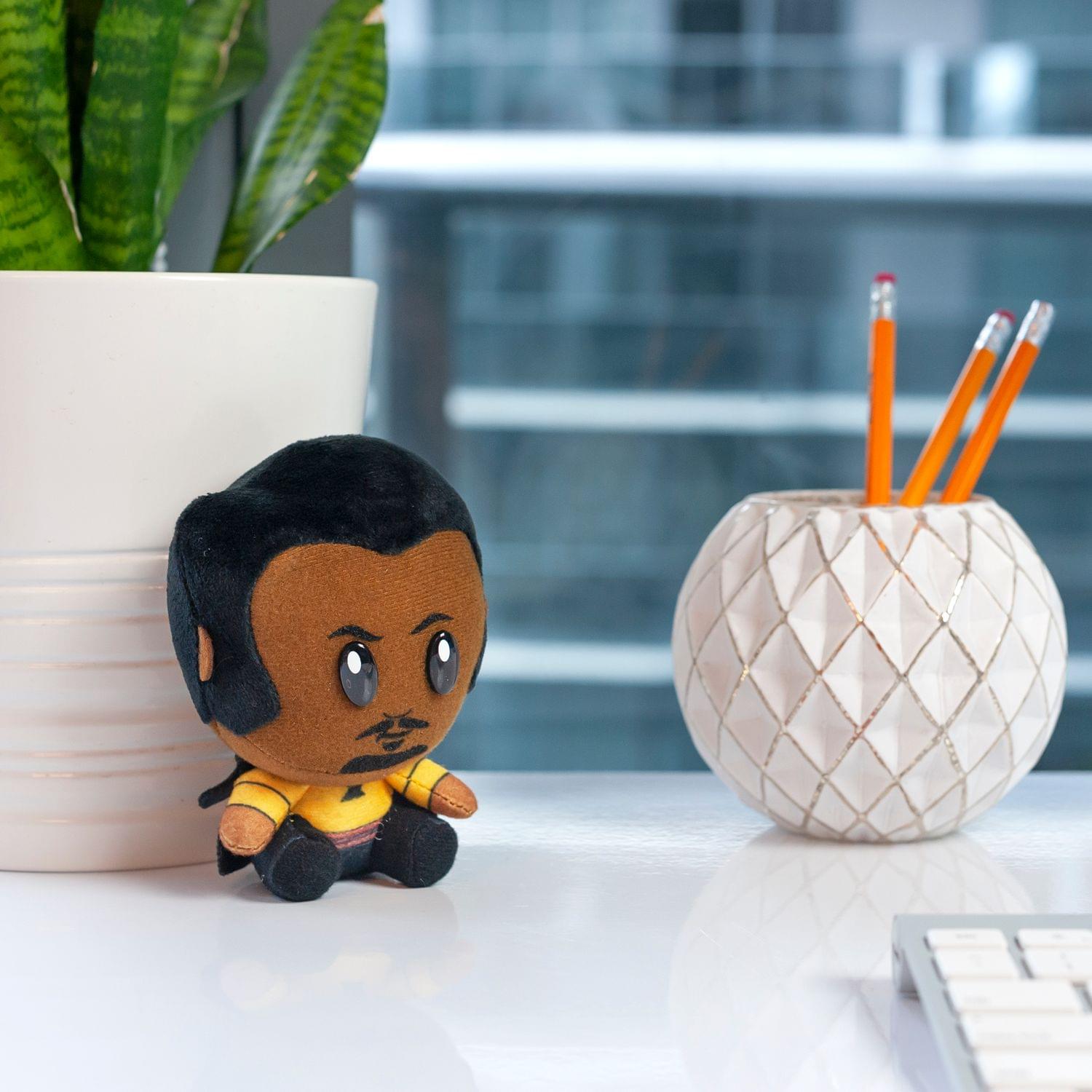 Alt View 3. Star Wars - Star Wars 4" Super Bitz Plush - Lando SDCC'18 Exclusive - Brown.