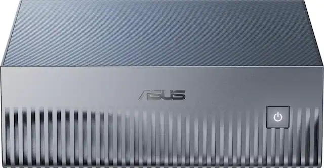 Front. ASUS - Ascent GX10 Mini Desktop - NVIDIA GB10 - 128GB Memory - 1TB Storage - Black.