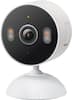 Front. TP-Link - Tapo Indoor/Outdoor 2K Security Plug-In Camera with Advanced AI Motion and Sound Detection - No Monthly Fees - White.