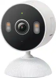 TP-Link - Tapo Indoor/Outdoor 2K Security Plug-In Camera with Advanced AI Motion and Sound Detection - No Monthly Fees - White - Front_Zoom