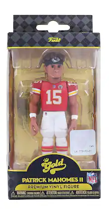Kansas City Chiefs NFL Funko Gold 5 Inch Vinyl Figure | Patrick Mahomes - Red