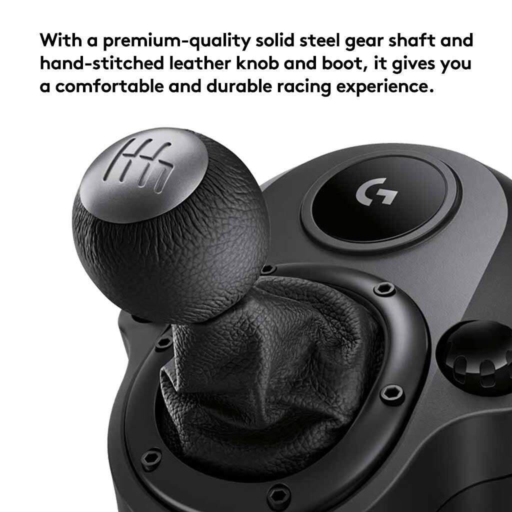 With a premium-quality solid steel gear shaft and hand-stitched leather knob and boot, it gives you a comfortable and durable racing experience.