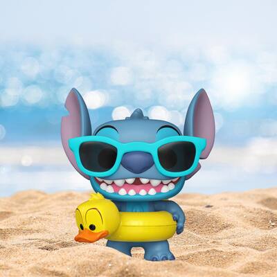 Figurine Funko POP! - Lilo et Stitch - Stitch endormi Flocked n°1607 Figurine Funko POP! - Lilo et Stitch - Stitch endormi Flocked n°1607