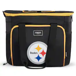 Igloo - Pittsburgh Steelers 28-Can Tote Cooler - Black