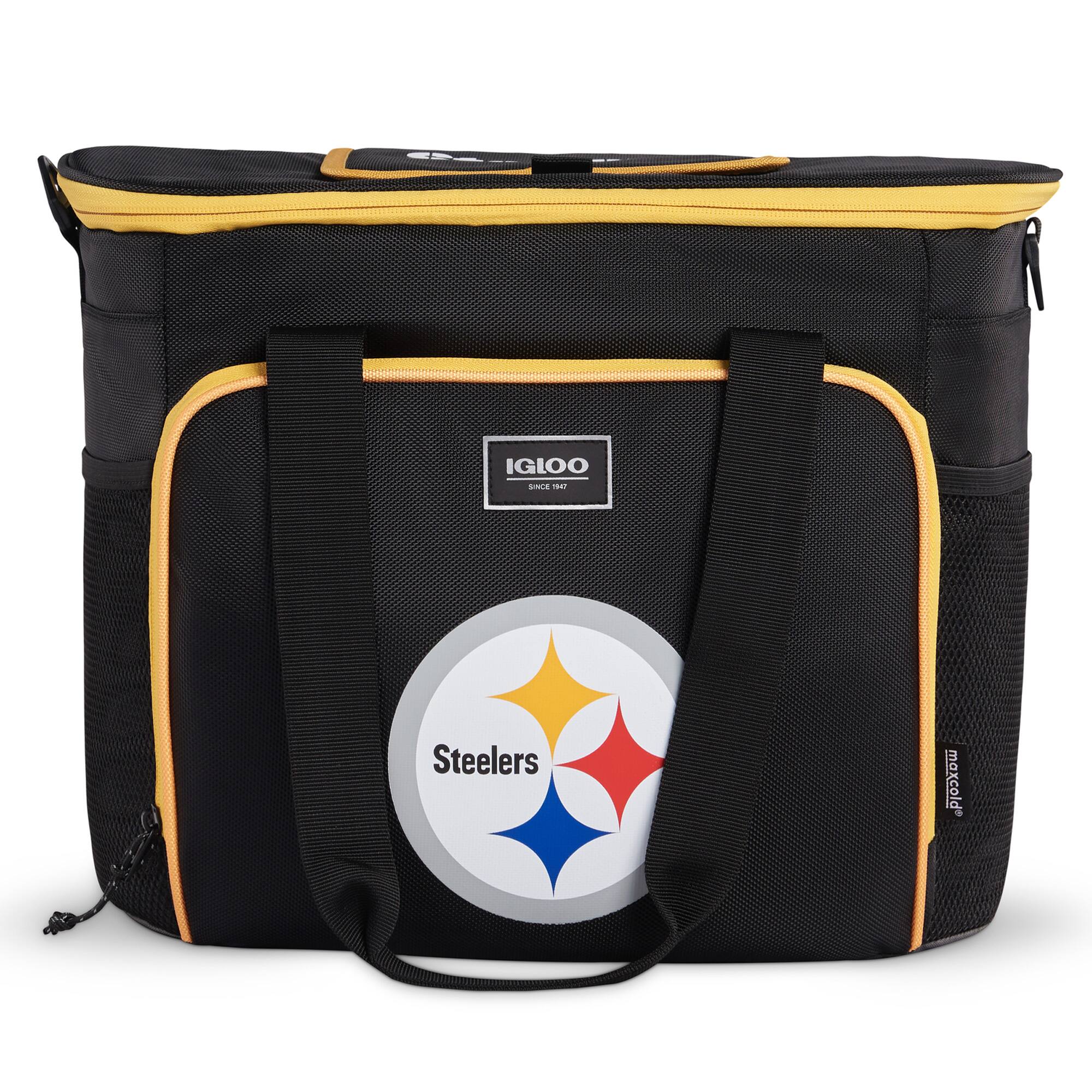 Igloo - Pittsburgh Steelers 28-Can Tote Cooler - Black