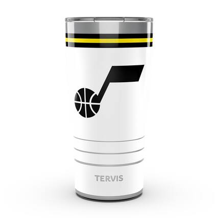 Front. Tervis - Utah Jazz 20oz. Arctic DuraPrint-- Stainless Steel Travel Tumbler - Multicolor.