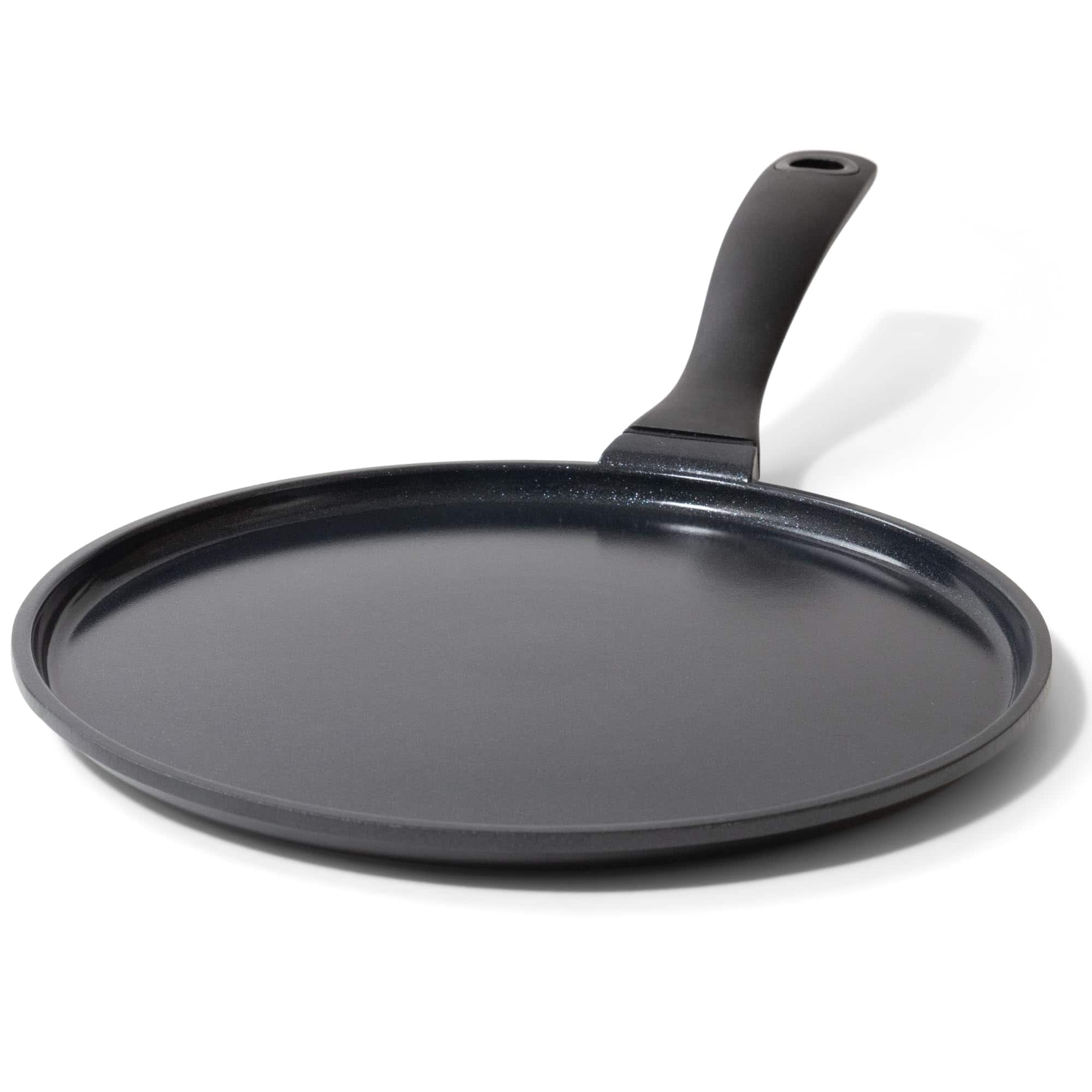 Alva - Energy Ceramic Nonstick Crepe Pan, 111 Inch Pancake Pan and Egg Pan - Black