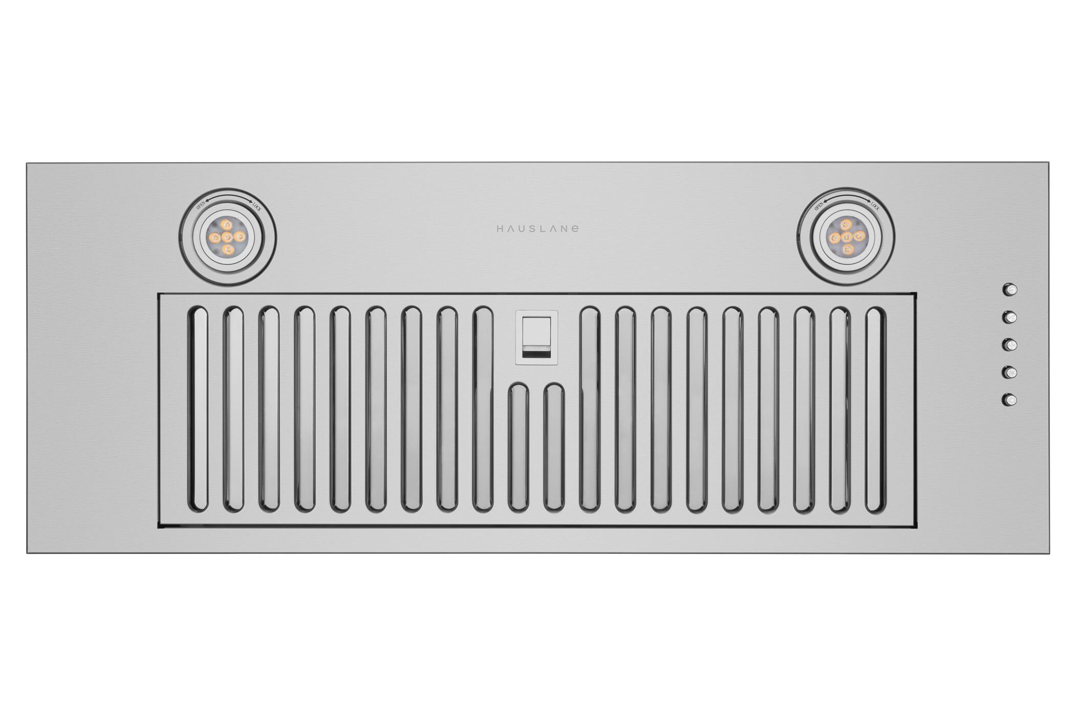 Hauslane - 30 inches - Convertible - Range Hood Insert - Silver