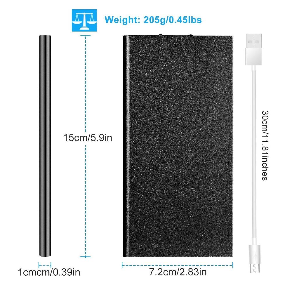 Weight: 205g/0.45lbs  
15cm/5.9in  
30cm/11.81inches  
1cm/0.39in  
7.2cm/2.83in
