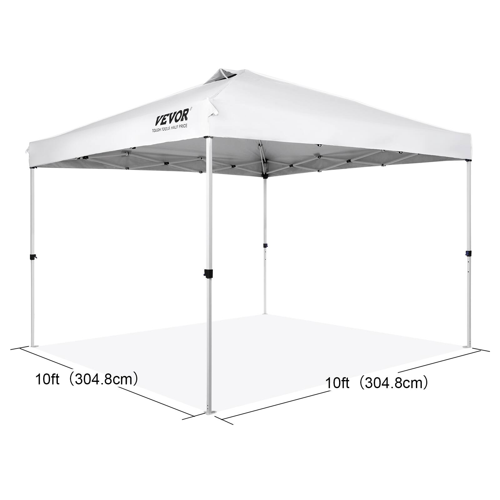 VEVOR  
TOUGH TOOLS. FAIR PRICE.  

10ft (304.8cm)  
10ft (304.8cm)